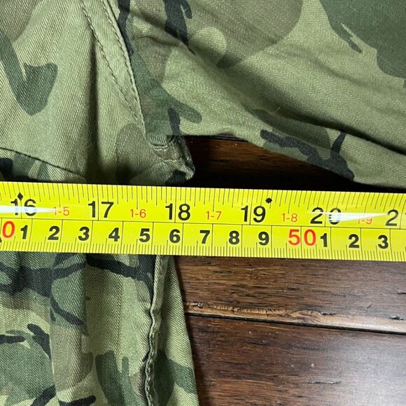 SCOTCH & SODA Maison Scotch Camo Jungle Military Shirt Jacket Women's Sz Medium - Picture 7 of 8